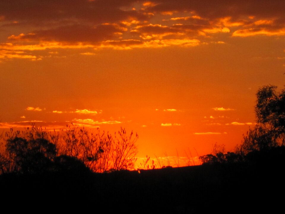 Bright luminous clouds