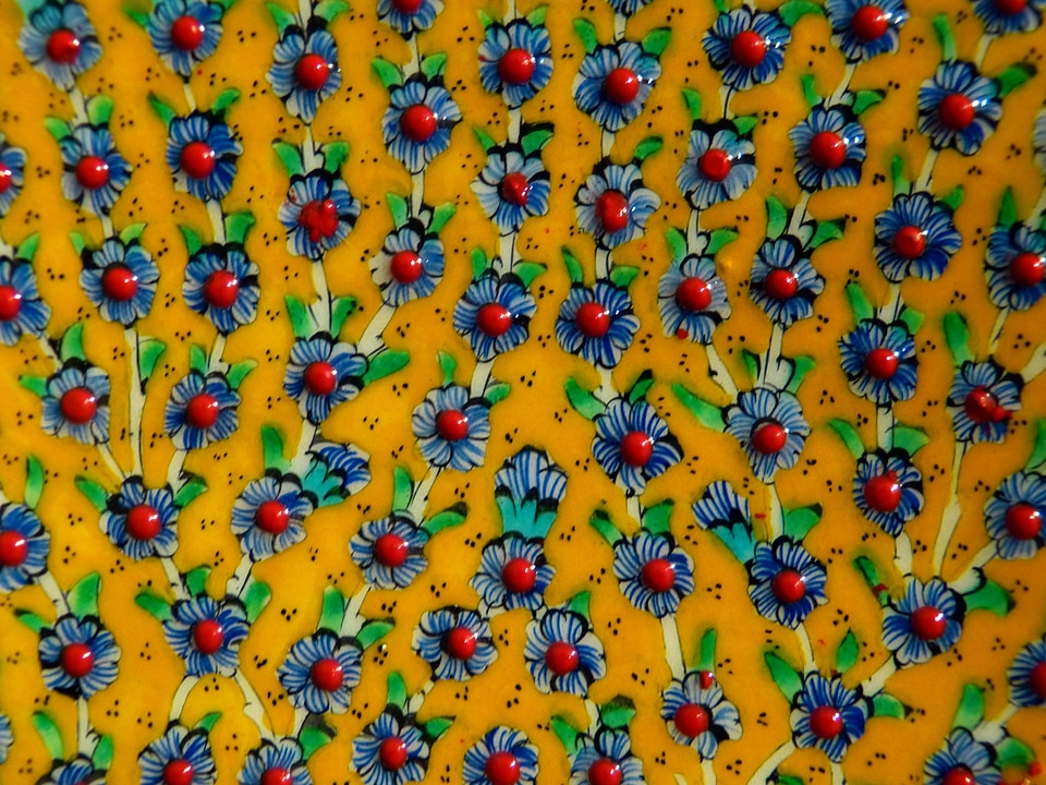 Colorful paint colored