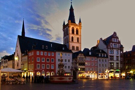 Abendstimmung kirchplatz night photo