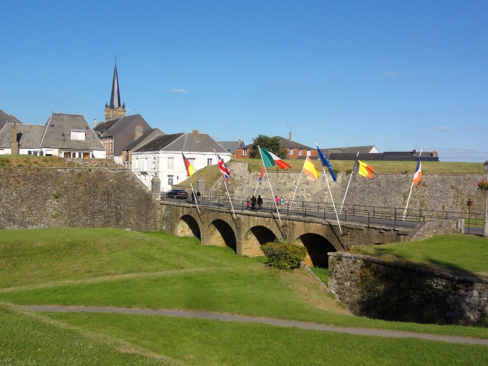 Town buildings architecture