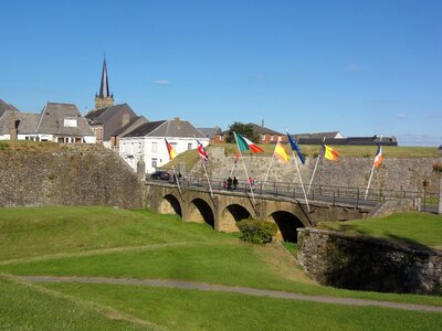 Town buildings architecture photo