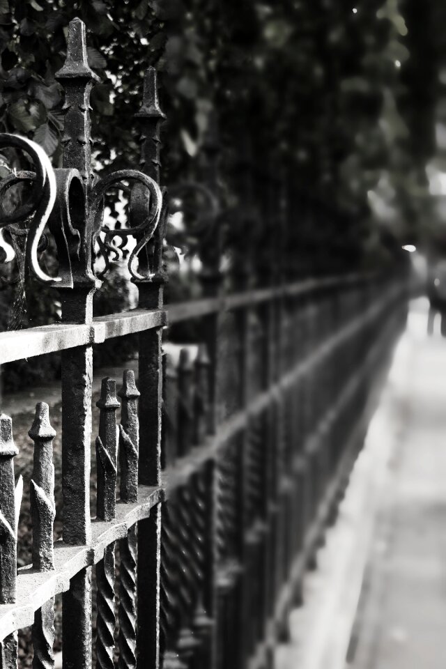 Metal old iron construction