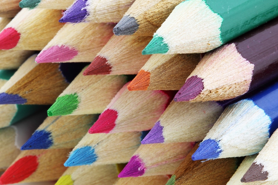Colored colorful colors