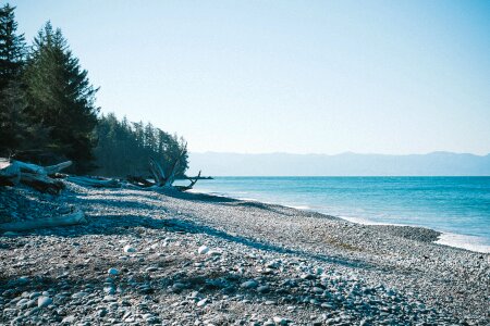 Pebbles sea ocean