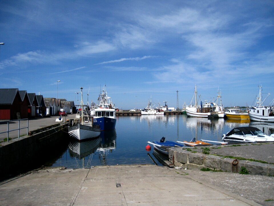 Boats buildings water
