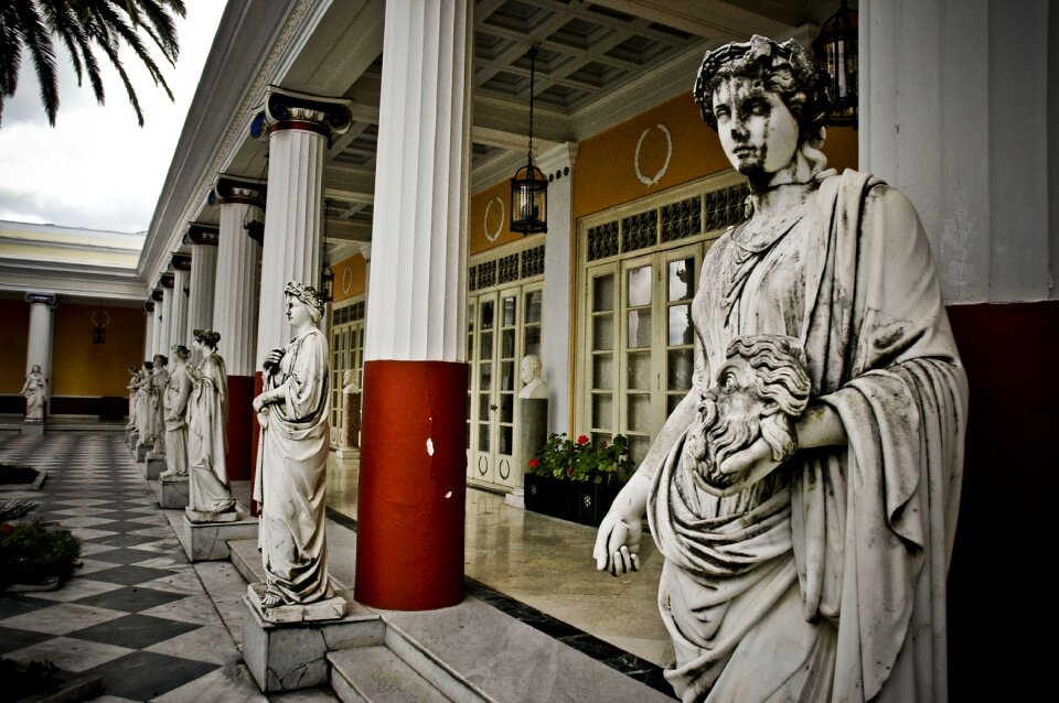 Ancient marble mythology