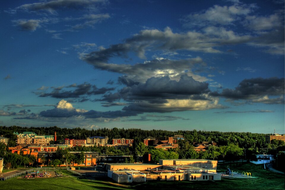 Town urban landscape
