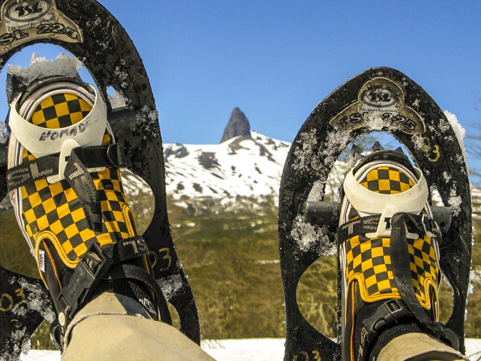 Hiking winter feet