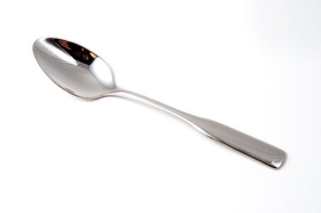 Metal eat spoon photo