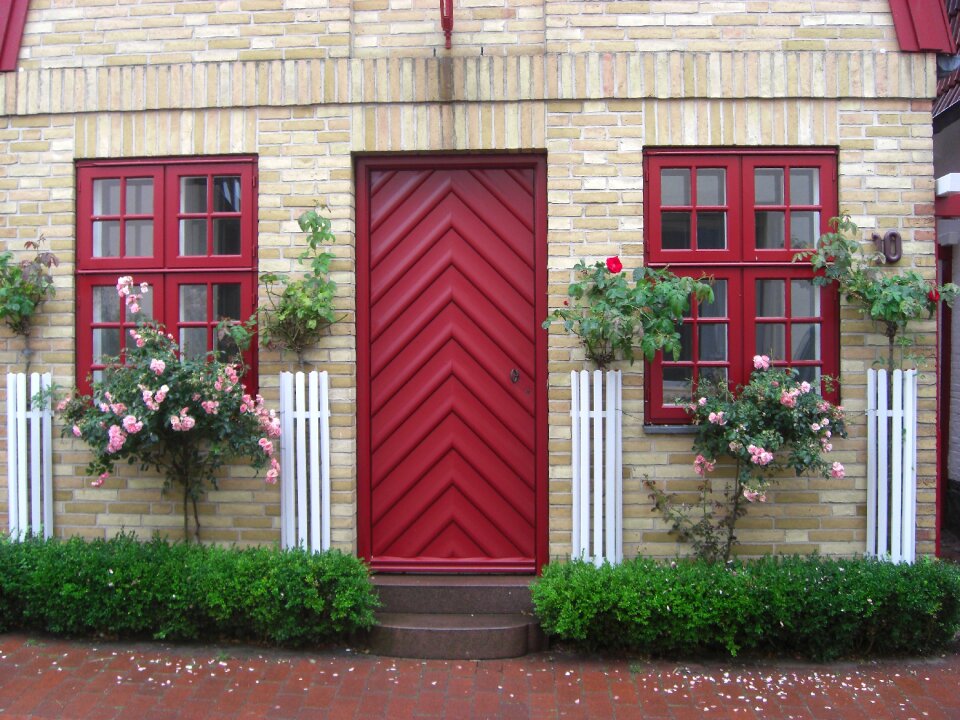 Building architecture flowers