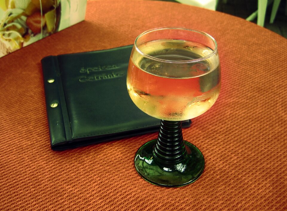 Wine white liquid hard