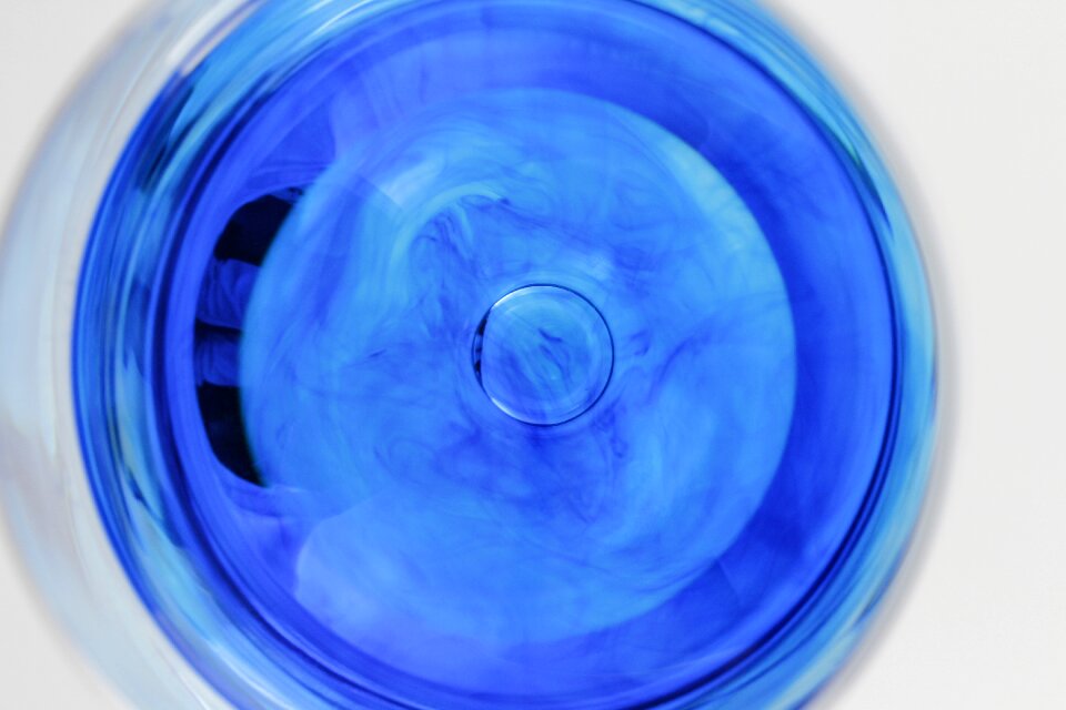 Blue wheel circle
