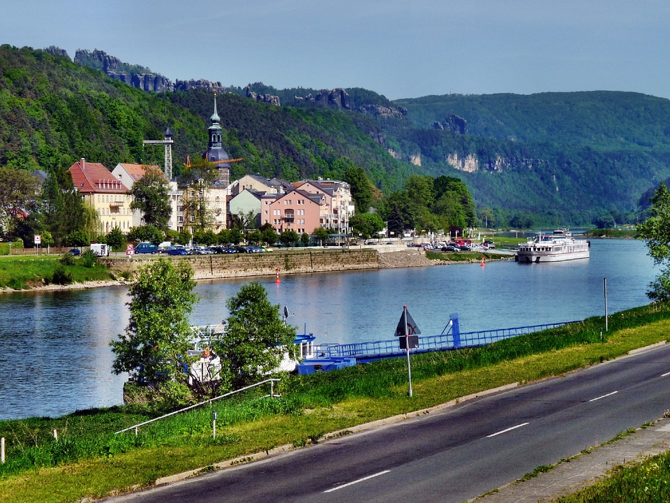 Saxon switzerland city landscape