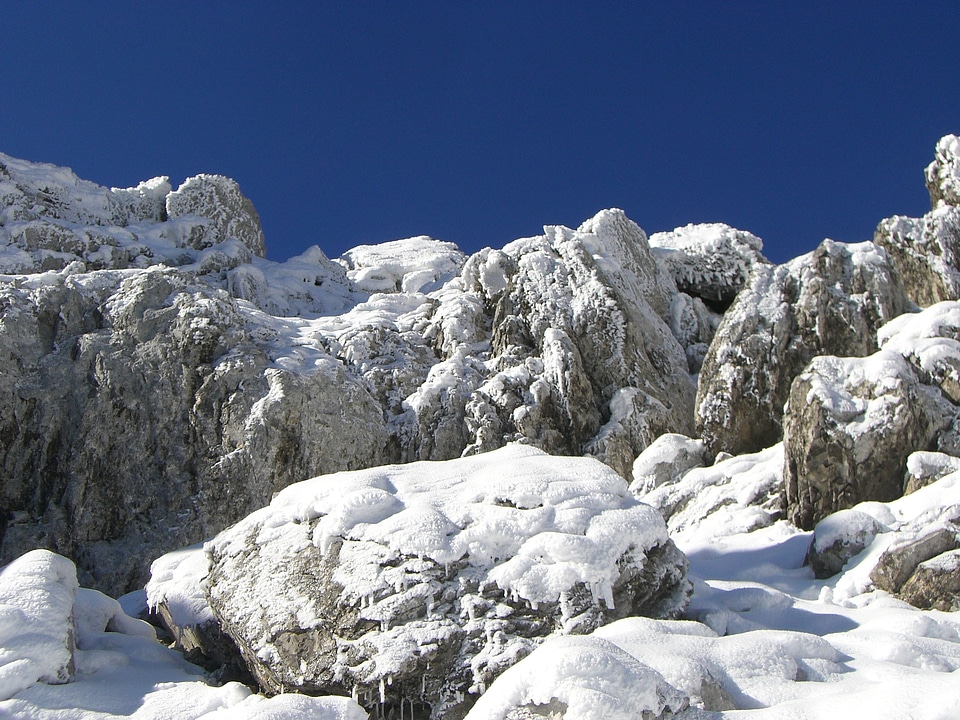 Snow mountains walser