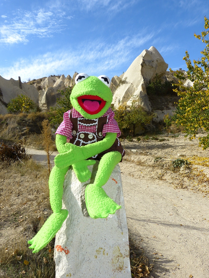 Tufa rock formations turkey