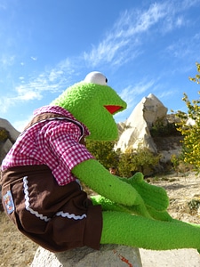 Tufa rock formations turkey photo