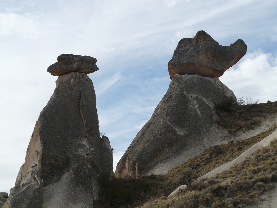 ürgüp fairy chimneys mushroom shape