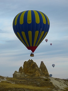 Hot air balloon flying drive