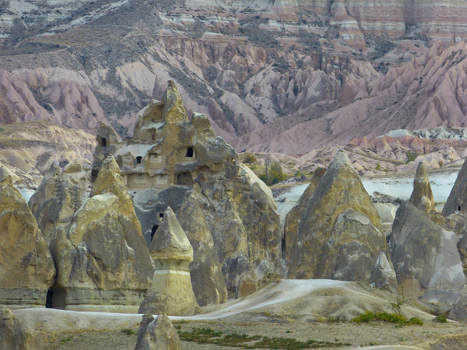 Rock formations landscape apartments