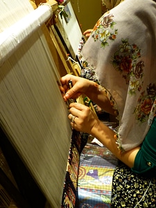 Arbeiterinportrait weaver work