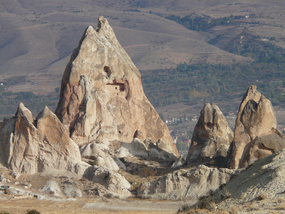 Tuff rock formation tufa landscape