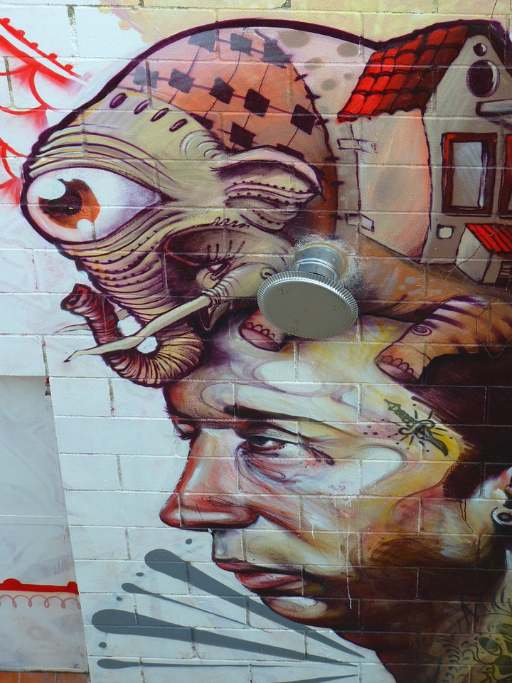 Graffiti image colorful