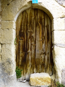 Wood doors old photo