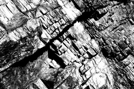 Stone rock monochrome