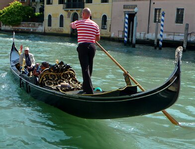 Romantic venezia gondolas