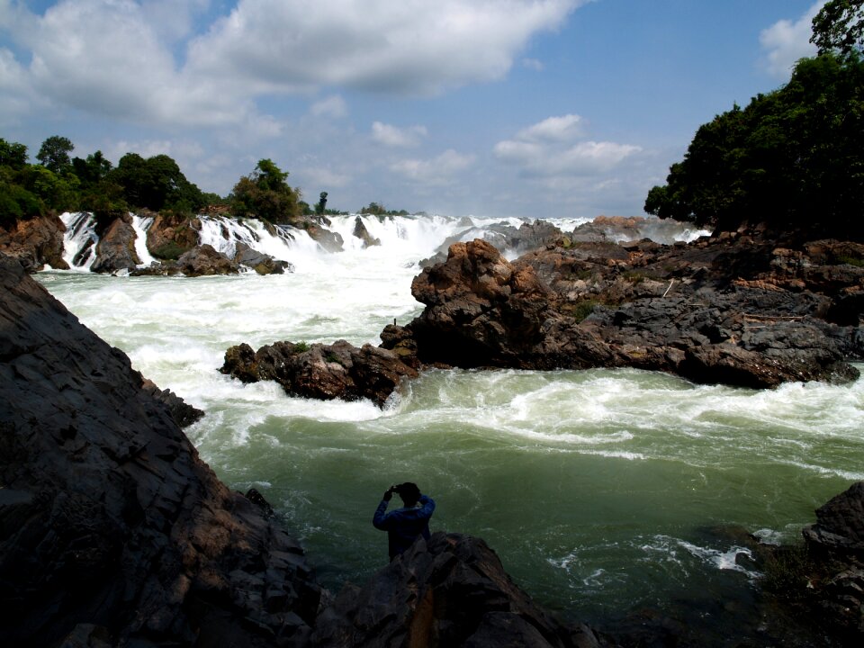 Jungle landscape river