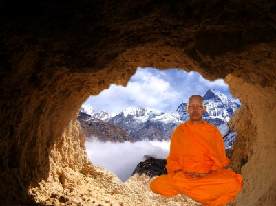 Meditation enlightenment religion photo