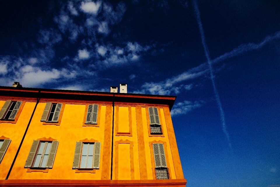Sky windows yellow