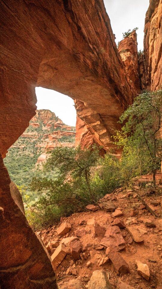 Walls red rocks southwest photo