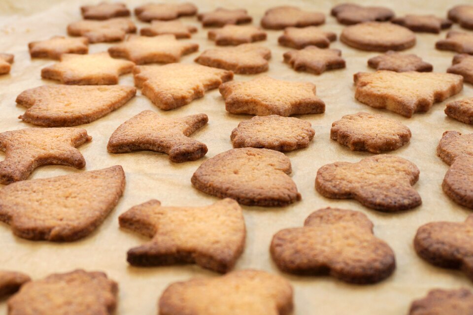 Sweet pastries christmas cookies photo