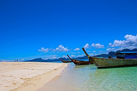 Thailand beach blue island photo