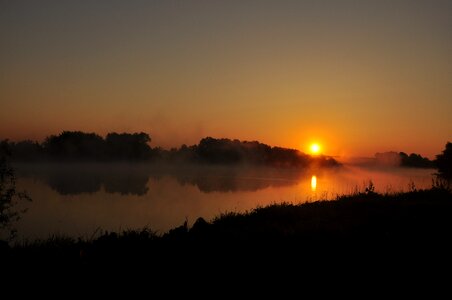Poland the sun dawn photo