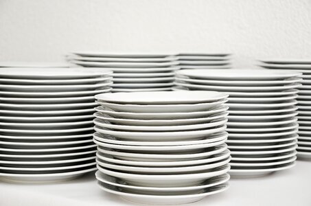Plate stack white rinse