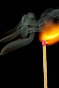 Burn matches kindle