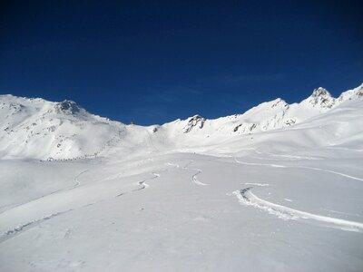 Snowboard ski mountain photo