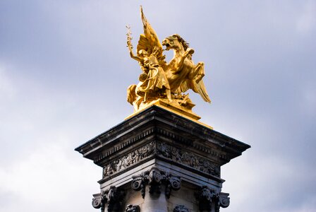 France monument golden photo