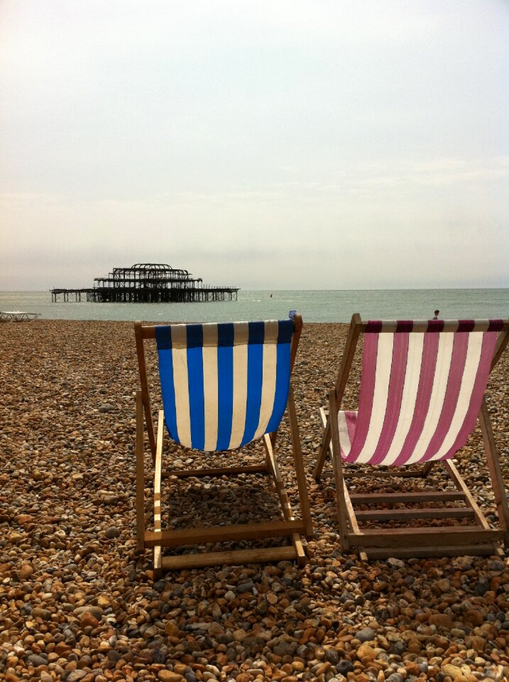 Brighton pier pebbles
