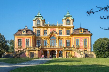 Blühendes baroque park baden württemberg photo