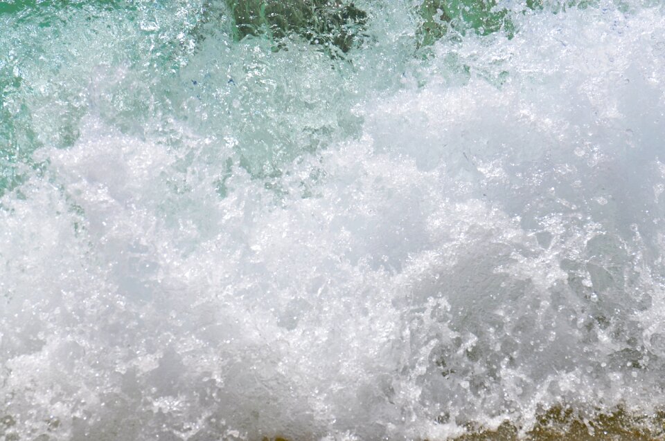 Sandy beach cape verde splash