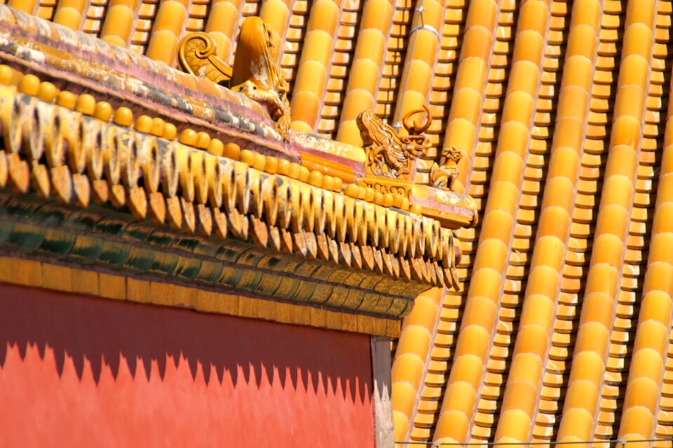 Forbidden city architecture beijing