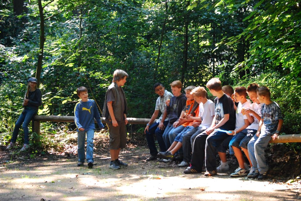 Group young people guys