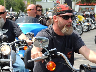 Biker beard people