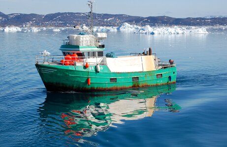 Reflection ilulissat greenland