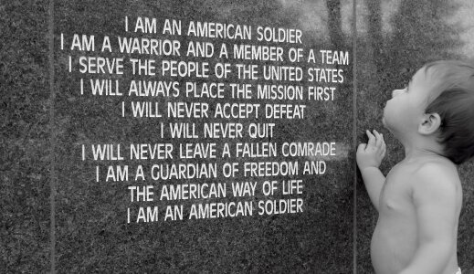 Soldier's creed army soldier