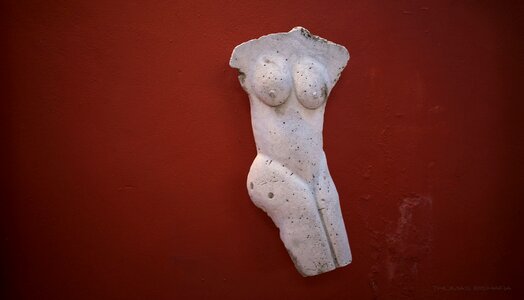 Plaster figure curacao
