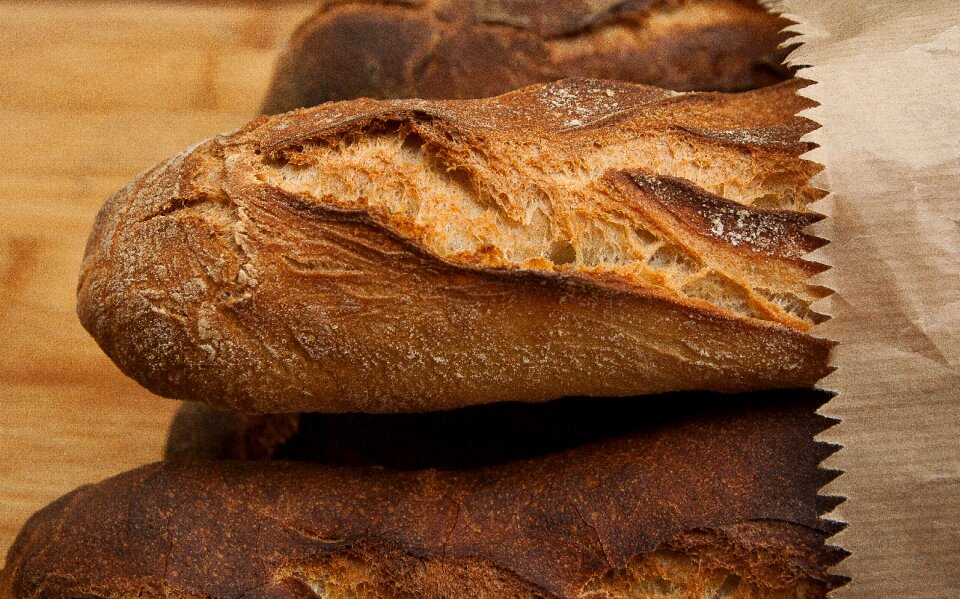 French baguettes fresh